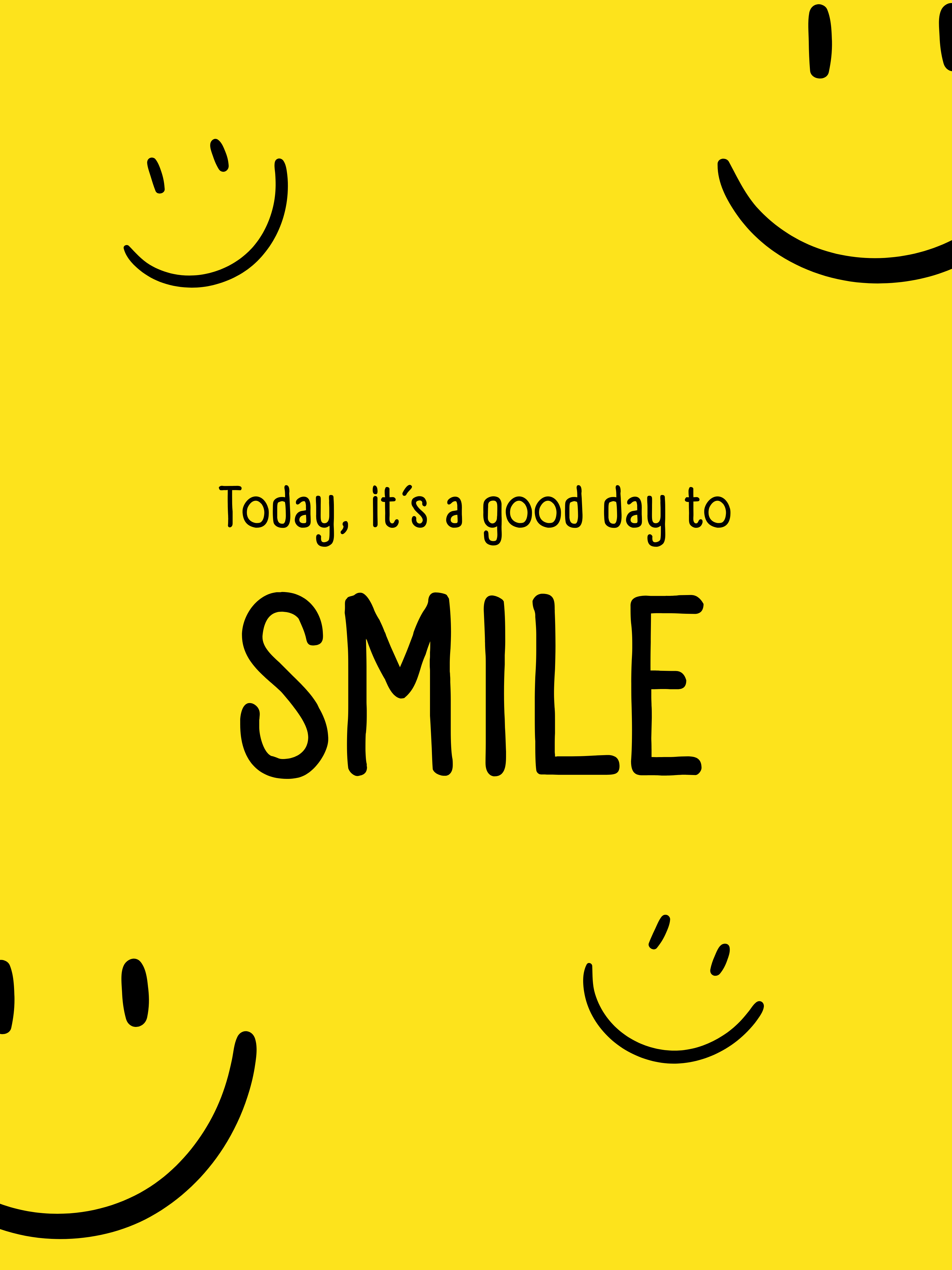 It's a good day to smil