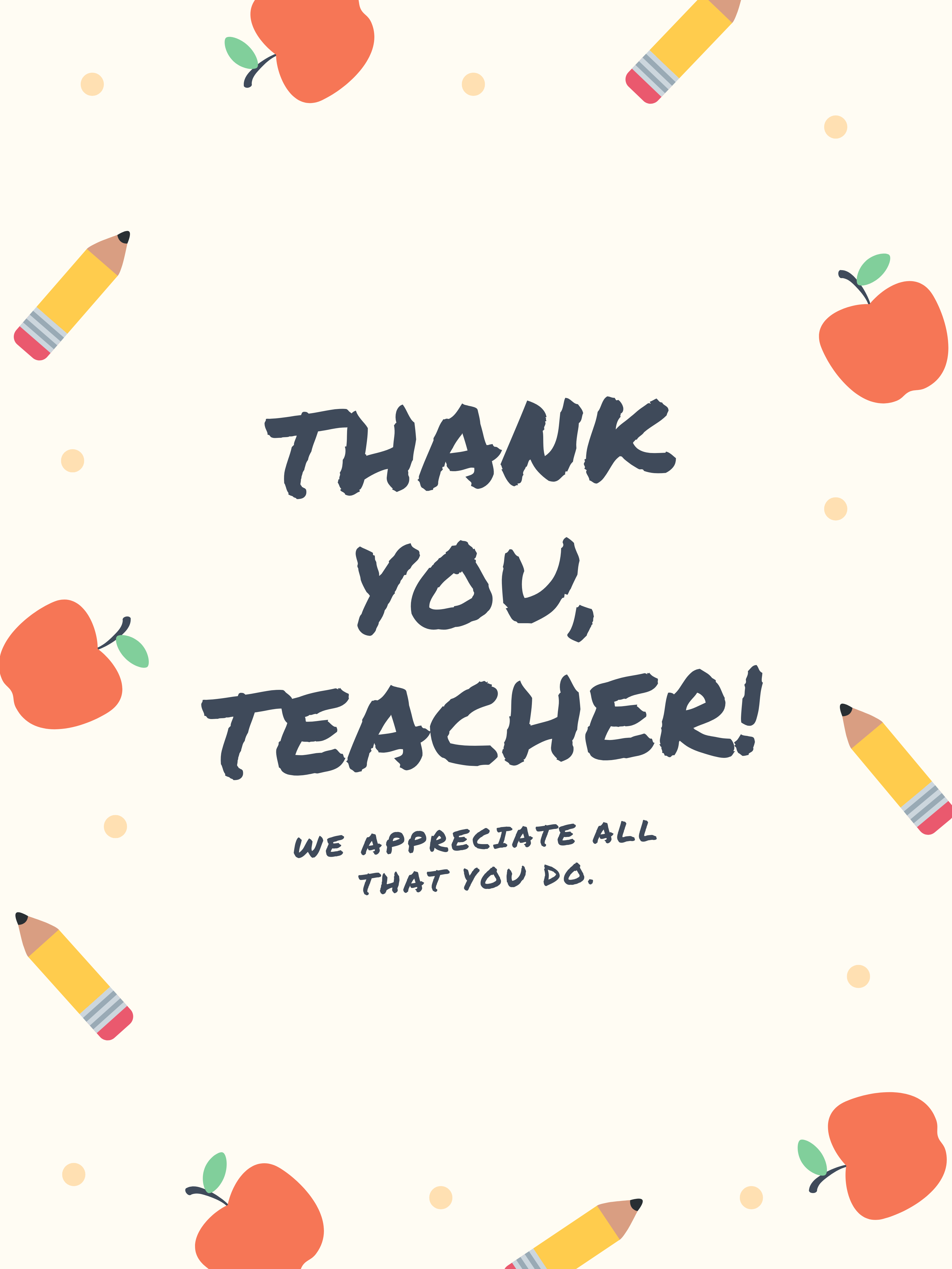 Thank You Teacher