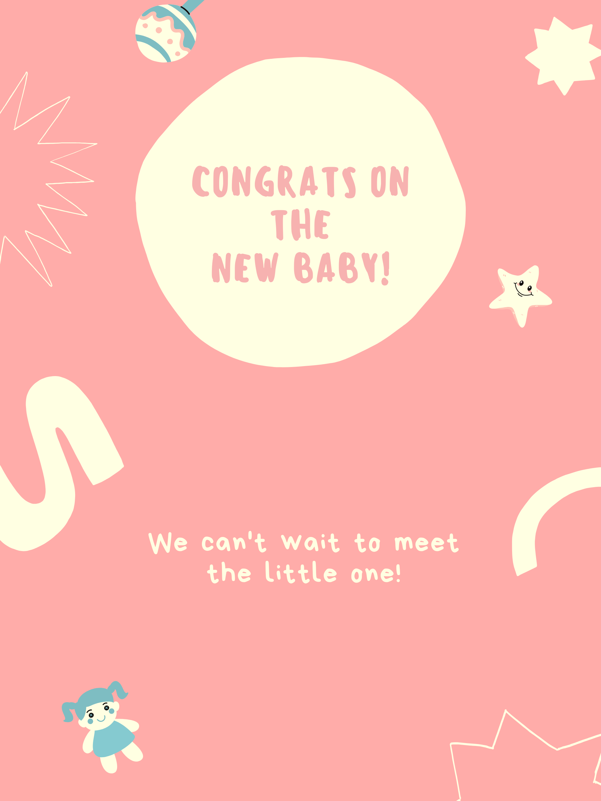 Congrats on the new baby!